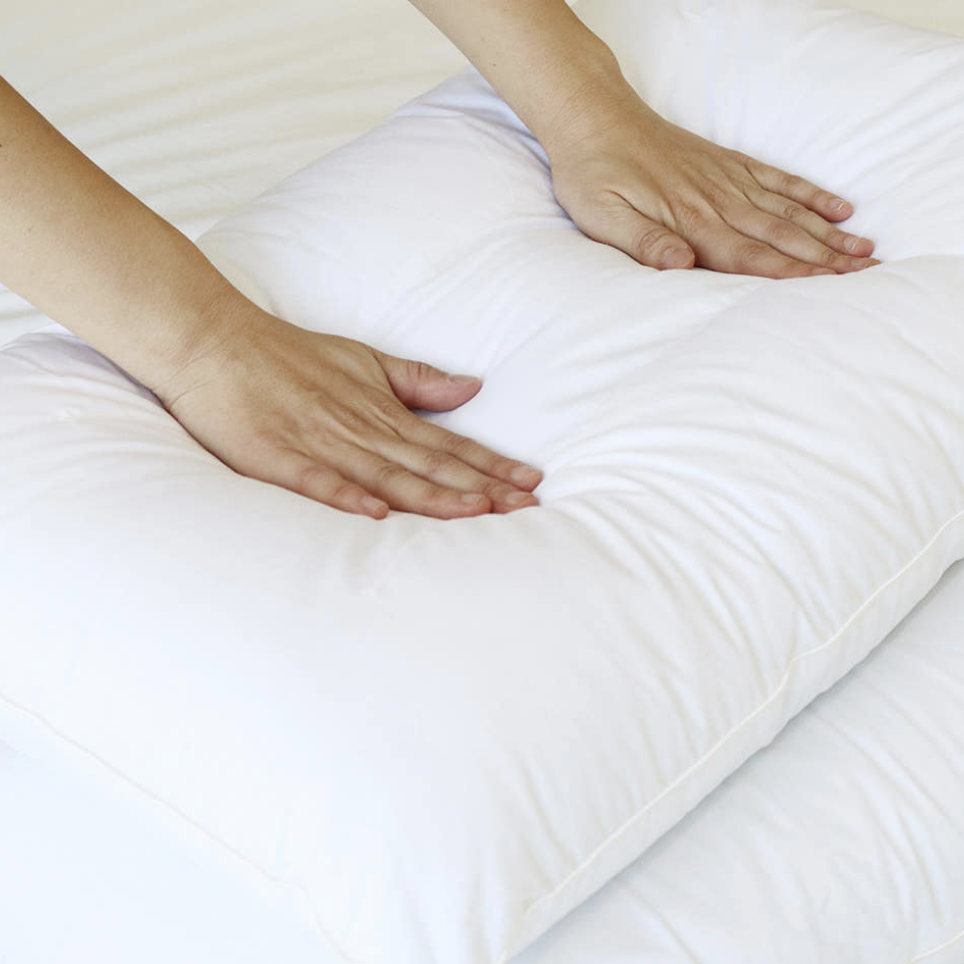 피넛버터젤리 슈프렐 95도 경추 베개솜 M 40x60 빨아쓰는 세탁 건조기 낮은 호텔 베개