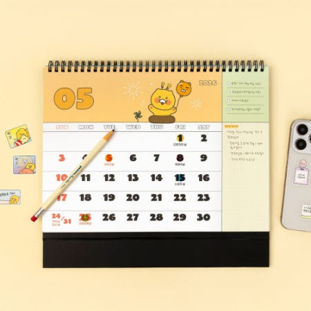[고마음샵] 카카오 2026 A4 사이즈 탁상 캘린더 탁상용달력 2026탁상달력 기업달력 책상달력 데스크캘린더