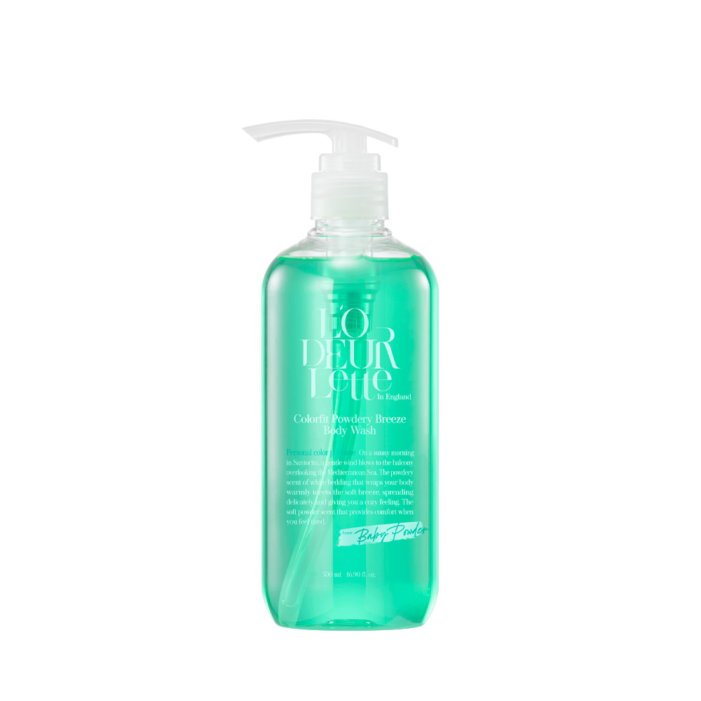 로더렛 인 잉글랜드 컬러핏 바디워시 베이비파우더, 500ml, 1개 - 상품 이미지