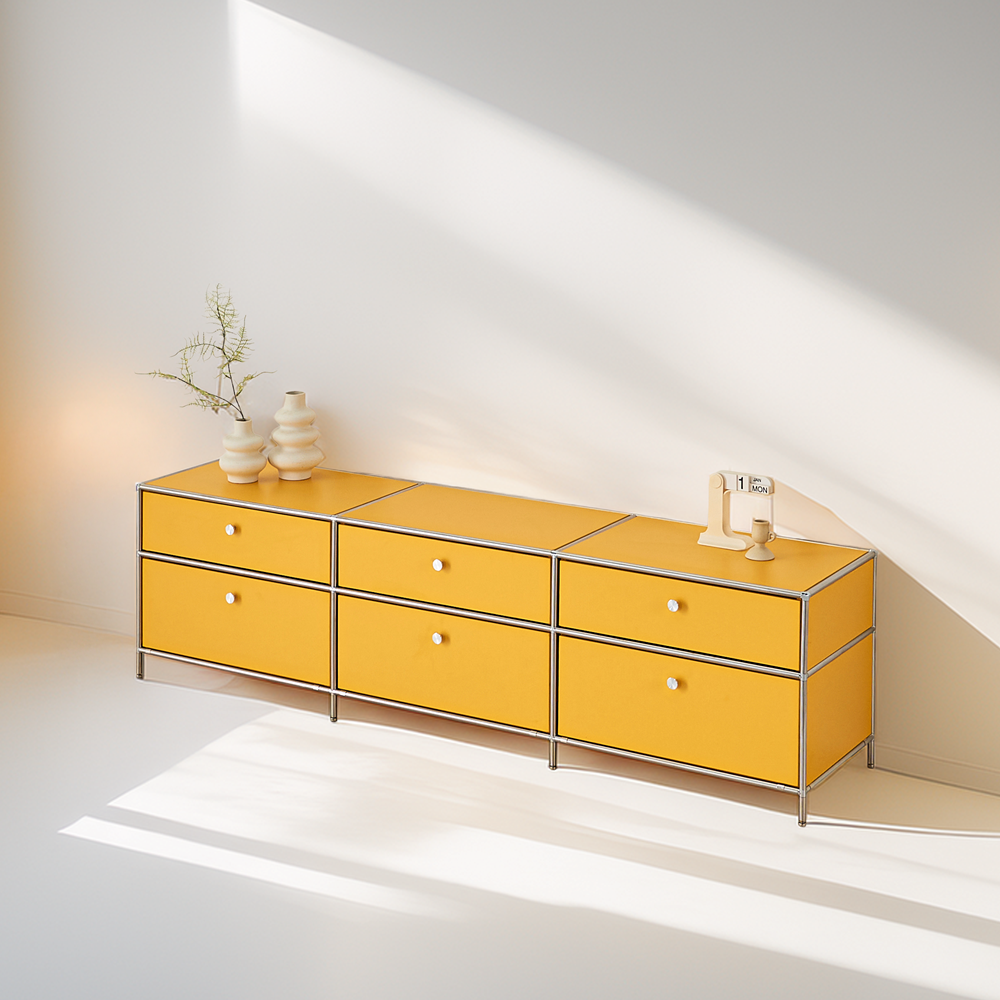 세라썸 미드센츄리 모듈거실장 tv다이서랍장 장식장 낮은 티비선반