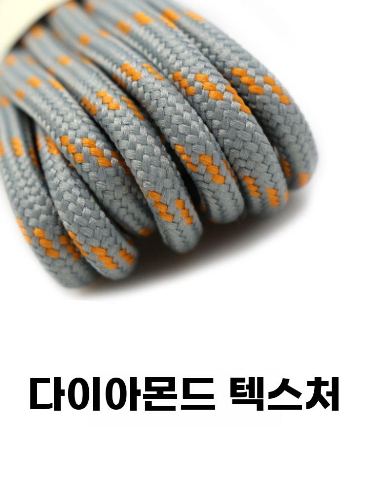 원형 두꺼운 신발끈 등산화 워커 운동화 공용 교체용 끈 - 상세 이미지 4