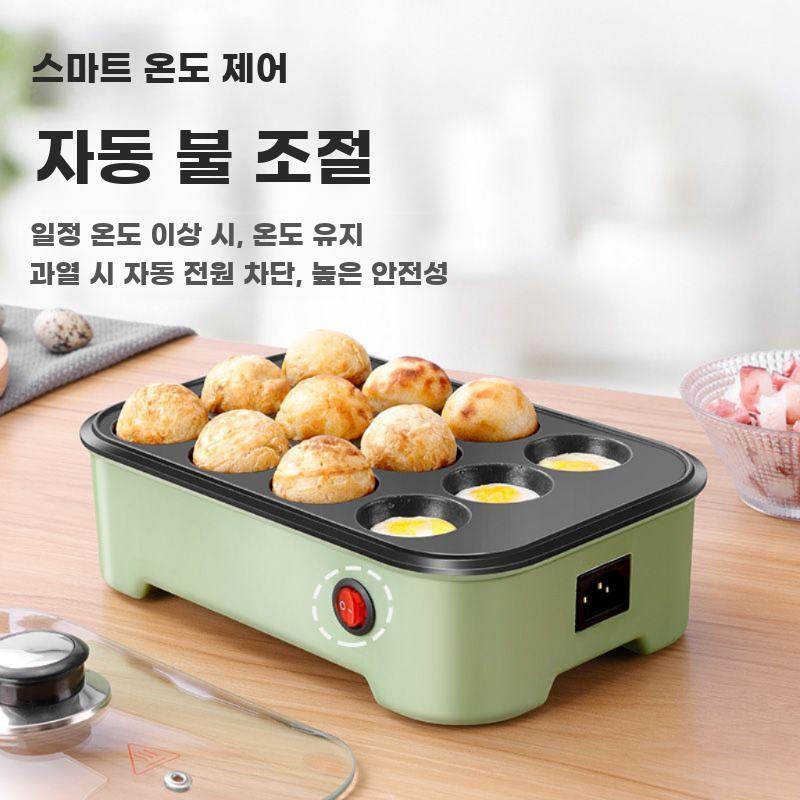 미니 타코야끼 메이커 다기능 전기 구이팬 소형 홈쿠킹 - 상세 이미지 4
