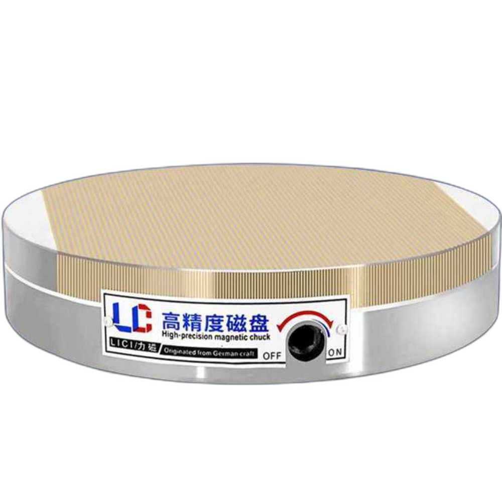 공작기계 척 원형 마그네틱 강력 자력 밀링 고정기 100mm - 상품 이미지