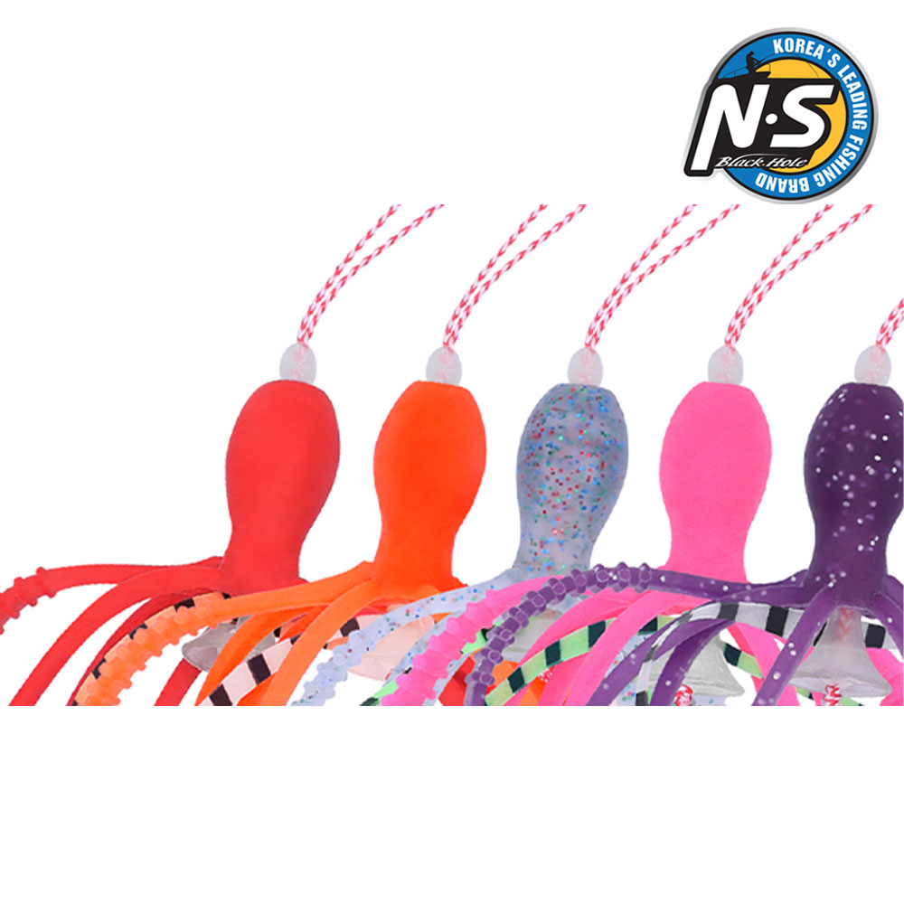 NS 코드 라바 스퀴드 세트 대구라바 꼴뚜기 스커트 훅 바늘 채비 - 상세 이미지 3
