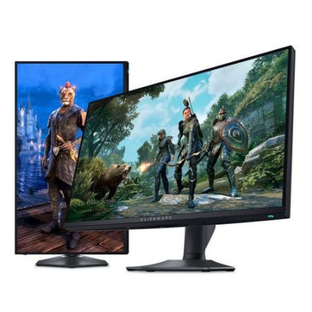 델 4K FHD 에일리언웨어 180Hz 360Hz 0.5ms IPS 듀얼 해상도 게이밍 모니터, 68.6cm, AW2725QF