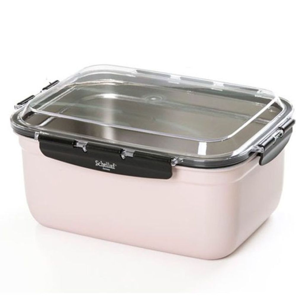 쉐라프 밀폐용기 직사각 스텐 냉장고 반찬통 3.7L - 메인 이미지