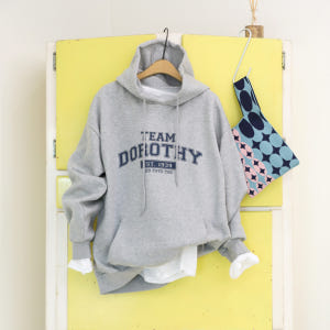 토토 포켓 기모 후드티셔츠 스트링 캐쥬얼 빅사이즈 오버핏 착용 후기 | 사이즈/핏 총정리 - 상품 이미지 2