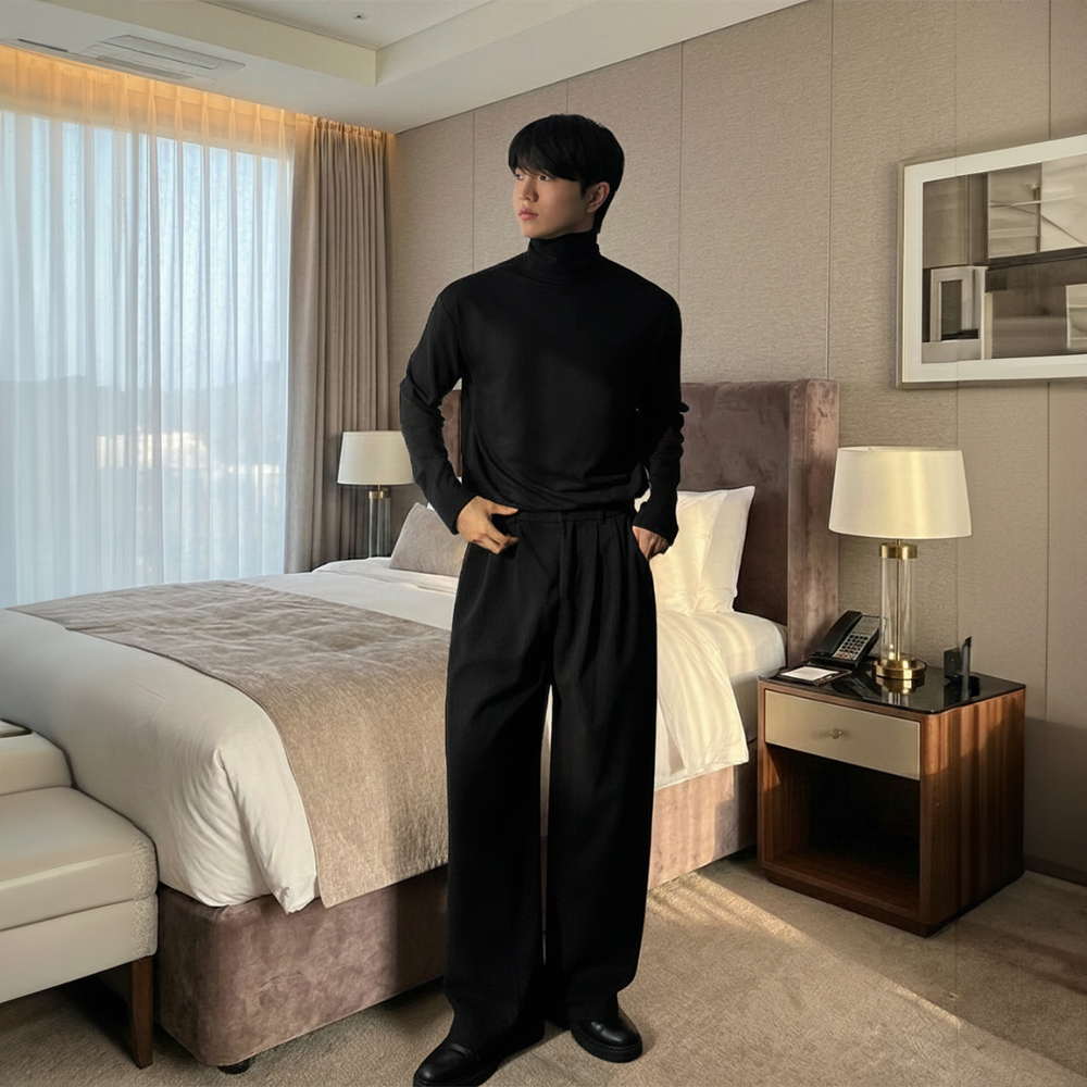 1+1 남자목폴라티 남자목티 - 상세 이미지 3