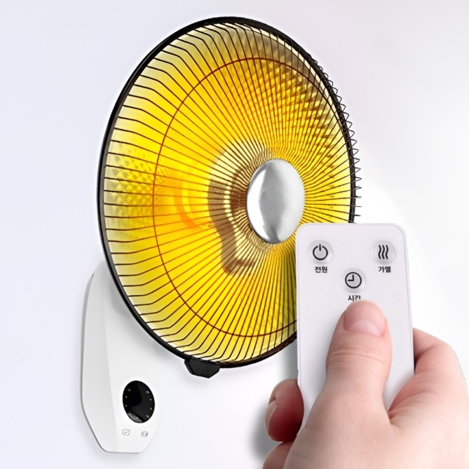 벽걸이히터 벽걸이형 카본히터 벽걸이 전기 난로 열 선풍기