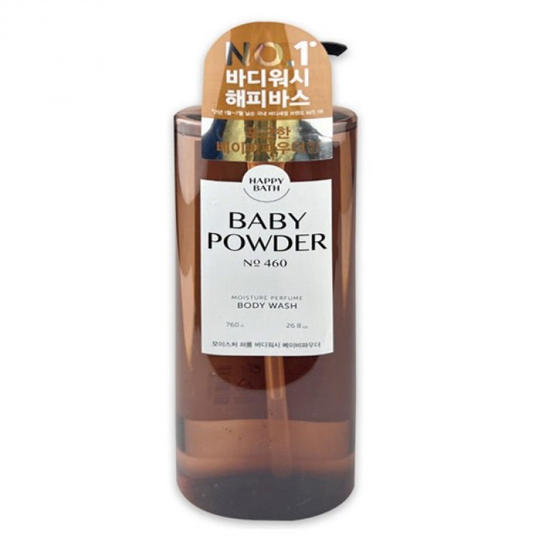 해피바스 바디워시 베이비파우더향 760g -TJ 목욕 샤워 바디클렌저 샤워용품 목욕용품 - 상품 이미지