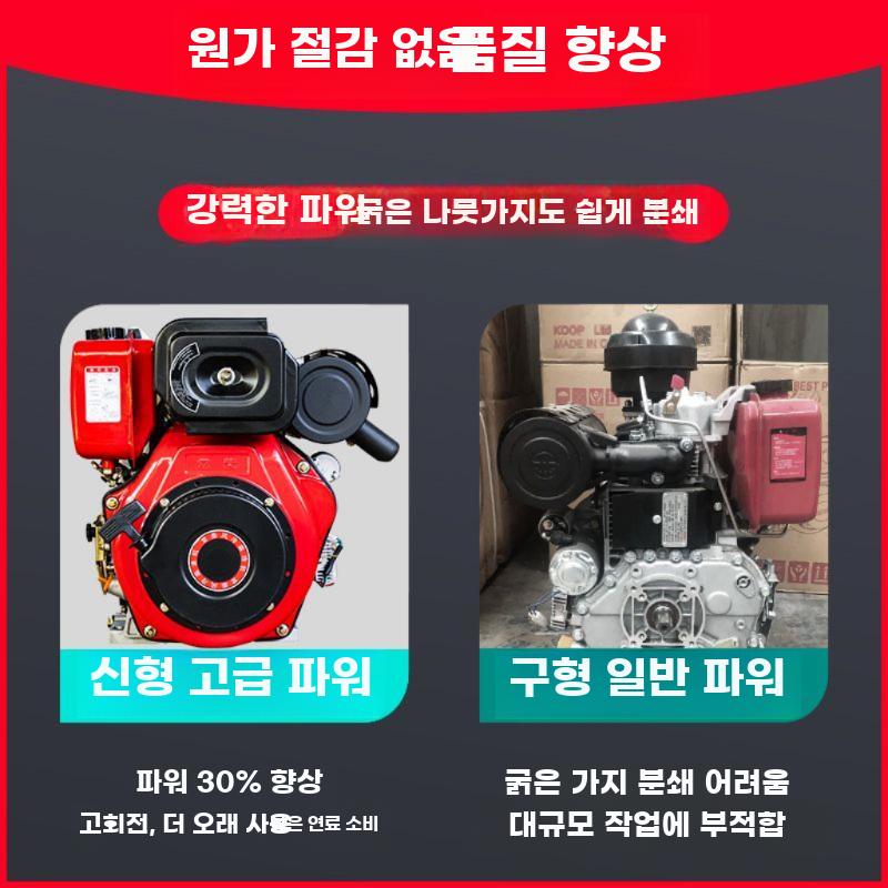 대형 원예 파쇄기 나뭇가지 잎 파편 분쇄 목재 처리 - 상세 이미지 4