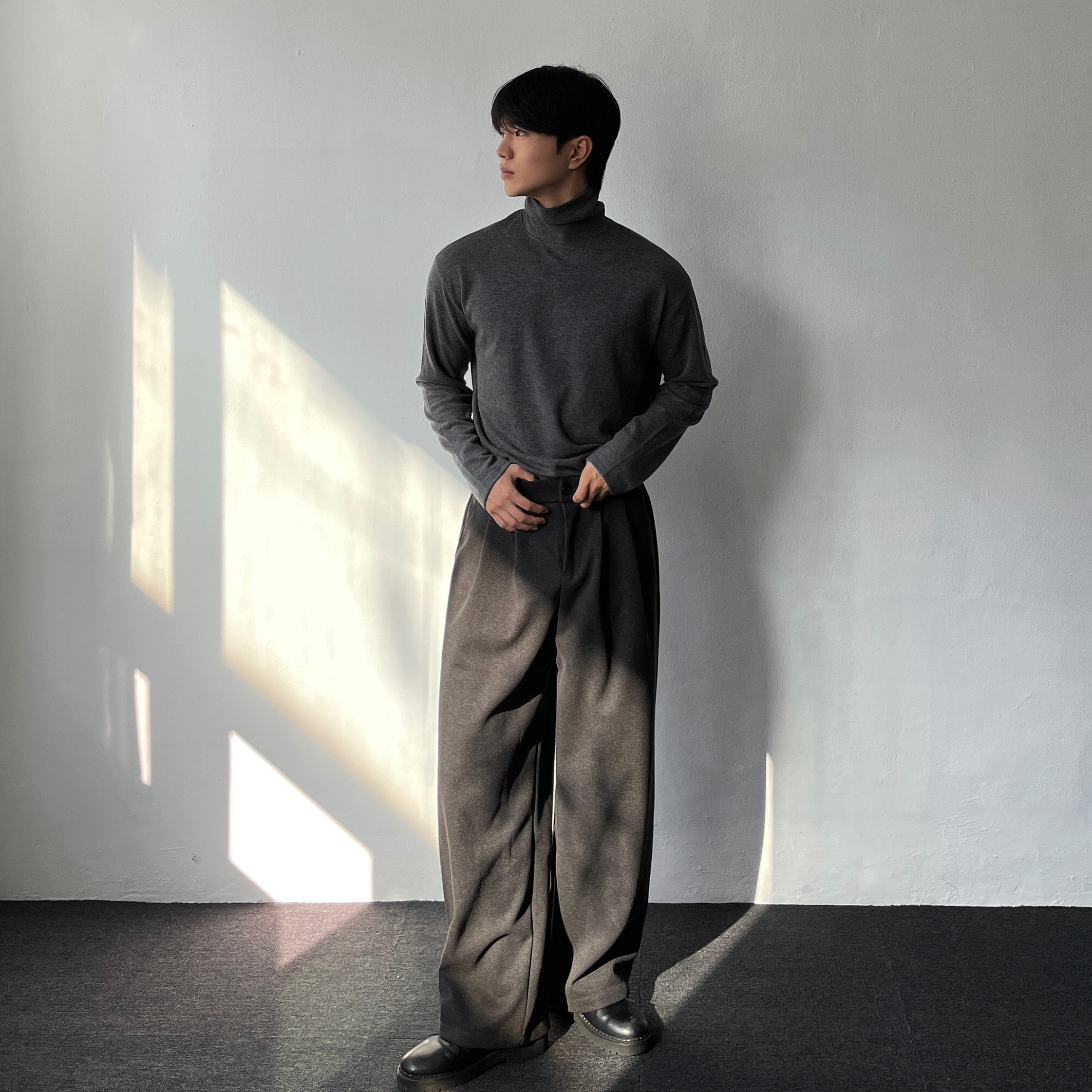 1+1 남자목폴라티 남자목티 이미지 8
