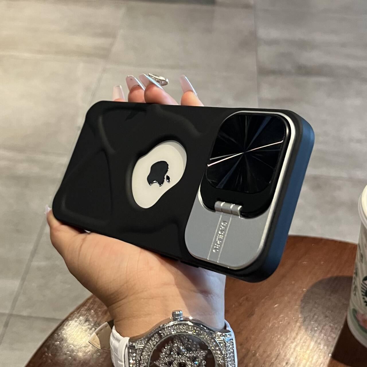 15 프로맥스 커플용 자석 케이스 소프트커버 클래식블랙 iPhone 15 - 메인 이미지