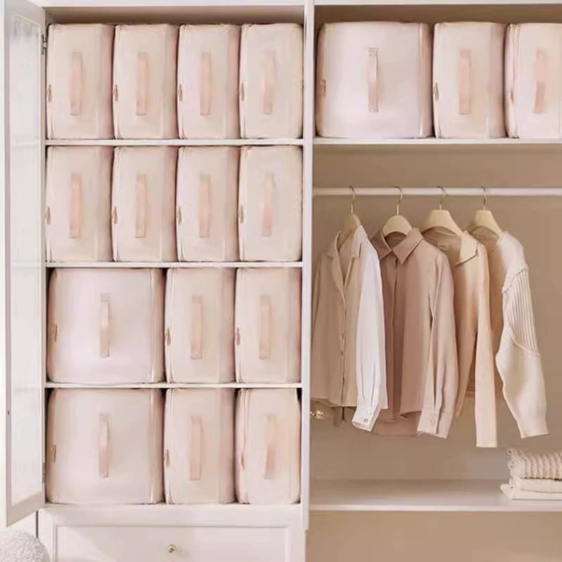 이불 정리 파우치 패딩 보관함 대형 옷장 정리용 엑스트라 라지 2개 A - 상세 이미지 4