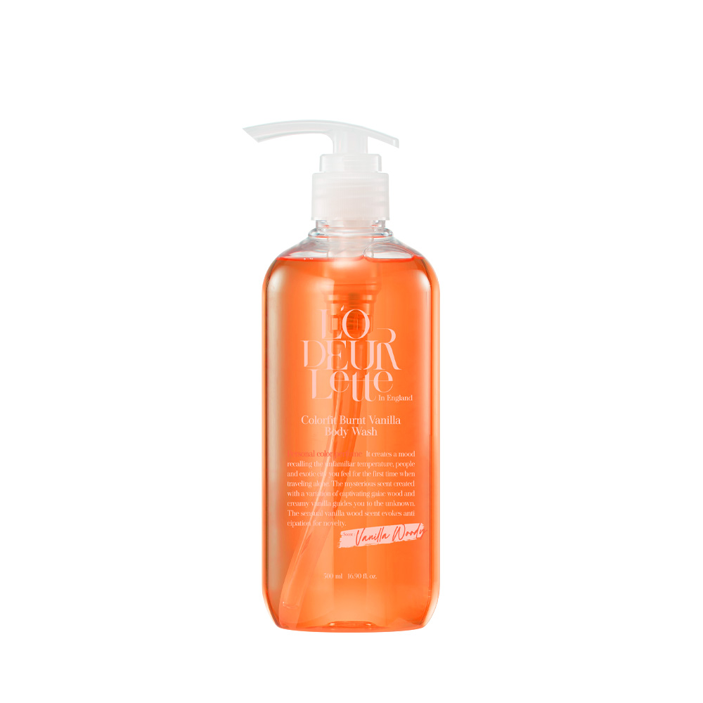 로더렛 인 잉글랜드 컬러핏 바디워시 우디바닐라향, 500ml, 1개 - 상품 이미지