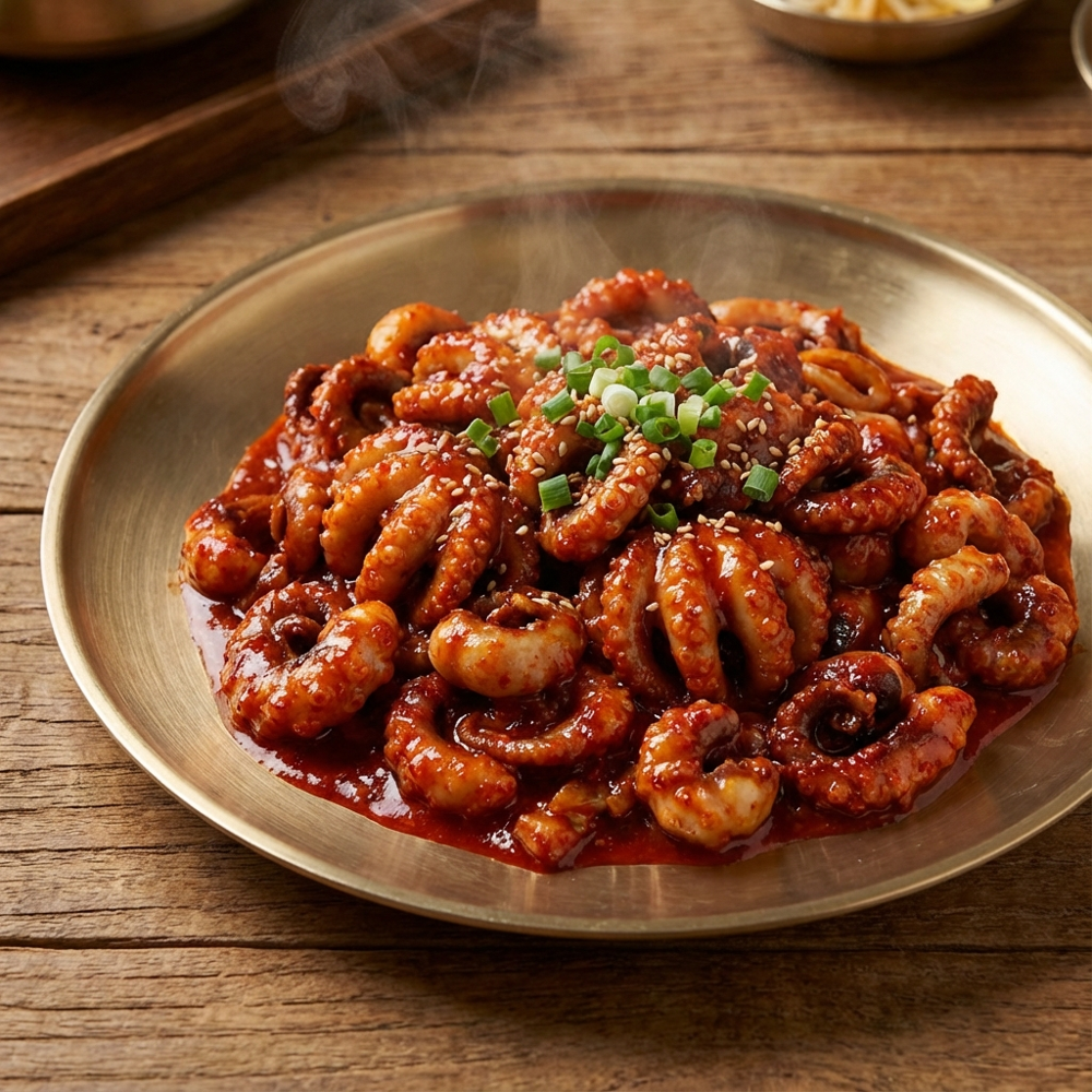 단지화 항아리숙성 건강한 매운맛 쭈꾸미볶음 500g, 1개 - 상품 이미지