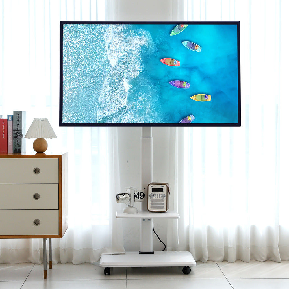 이동식TV거치대 티비스탠드 삼성 LG 대형 중형 호환 벽걸이 무타공 이동형 무빙스탠드 제품 이미지