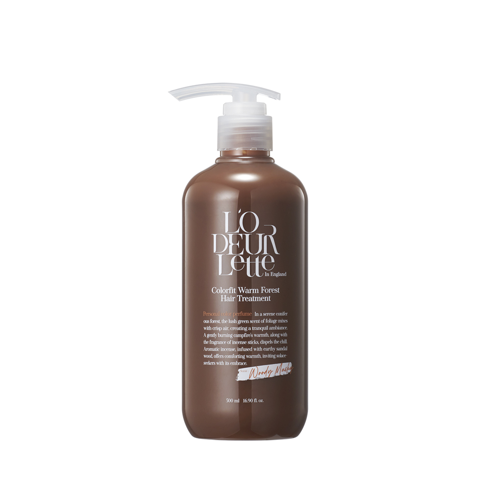 로더렛 컬러핏 퍼퓸 헤어 트리트먼트 웜 포레스트, 500ml, 1개 - 상품 이미지