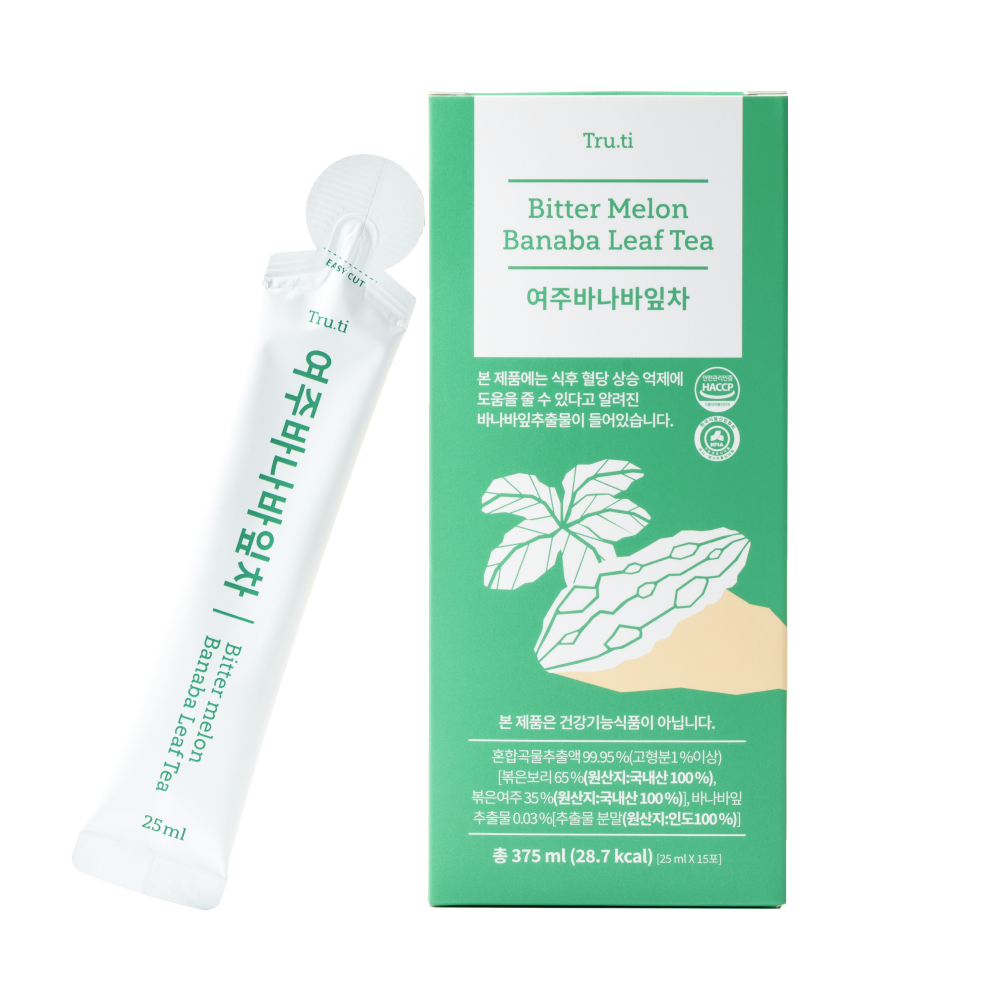 여주바나바잎 차 음료 물대용 당쏙티 카페인없는차 혈당기능성원료 바나바잎차 1박스(15포) - 메인 이미지