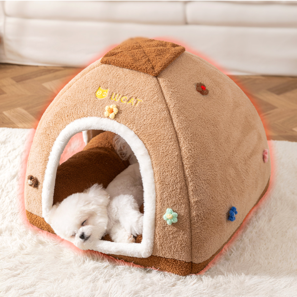 고양이 숨숨집 강아지 하우스 애견 동굴집 침대 텐트 곰돌이하우스 소형
