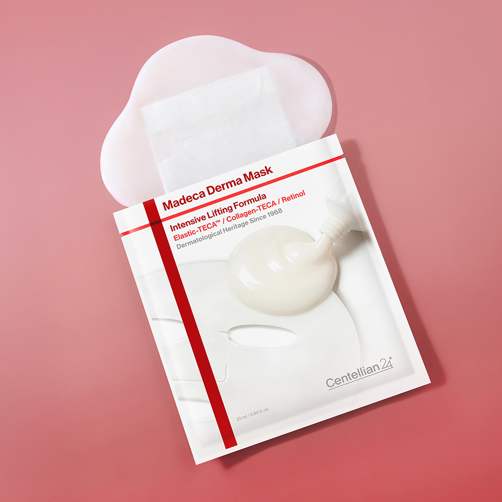 [슈퍼적립][총80매] 동국제약 센텔리안24 마데카 더마마스크 인텐시브 리프팅 포뮬러 10매, 8개 / 1일 1팩, 순면, 저자극, 리프팅 안티에이징 탄력 광채 수분 피부 보습도움