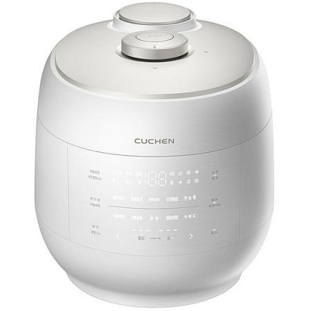 쿠첸 그레인 듀얼프레셔 IH 전기압력밥솥 10인용, 화이트, CRT-UPDS1070W