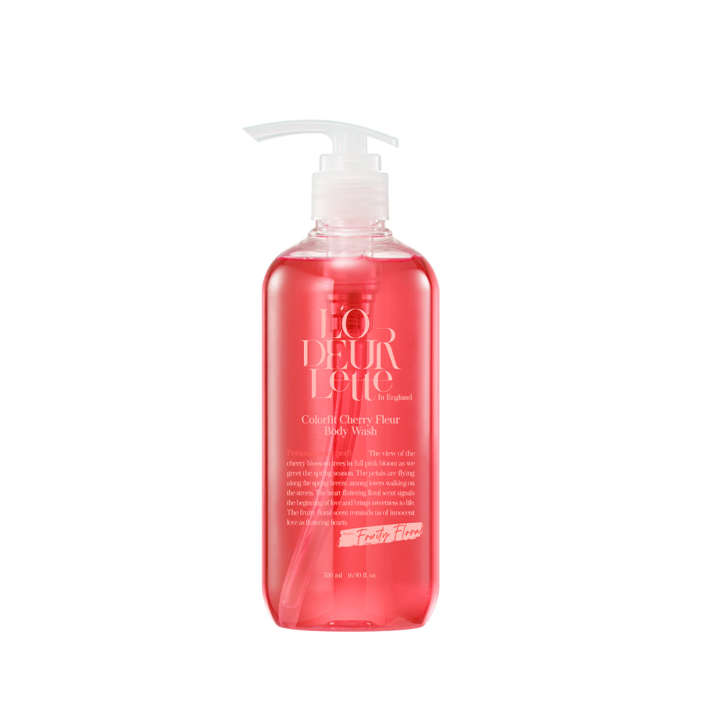 로더렛 인 잉글랜드 컬러핏 바디워시 체리블라썸, 500ml, 1개 - 상품 이미지