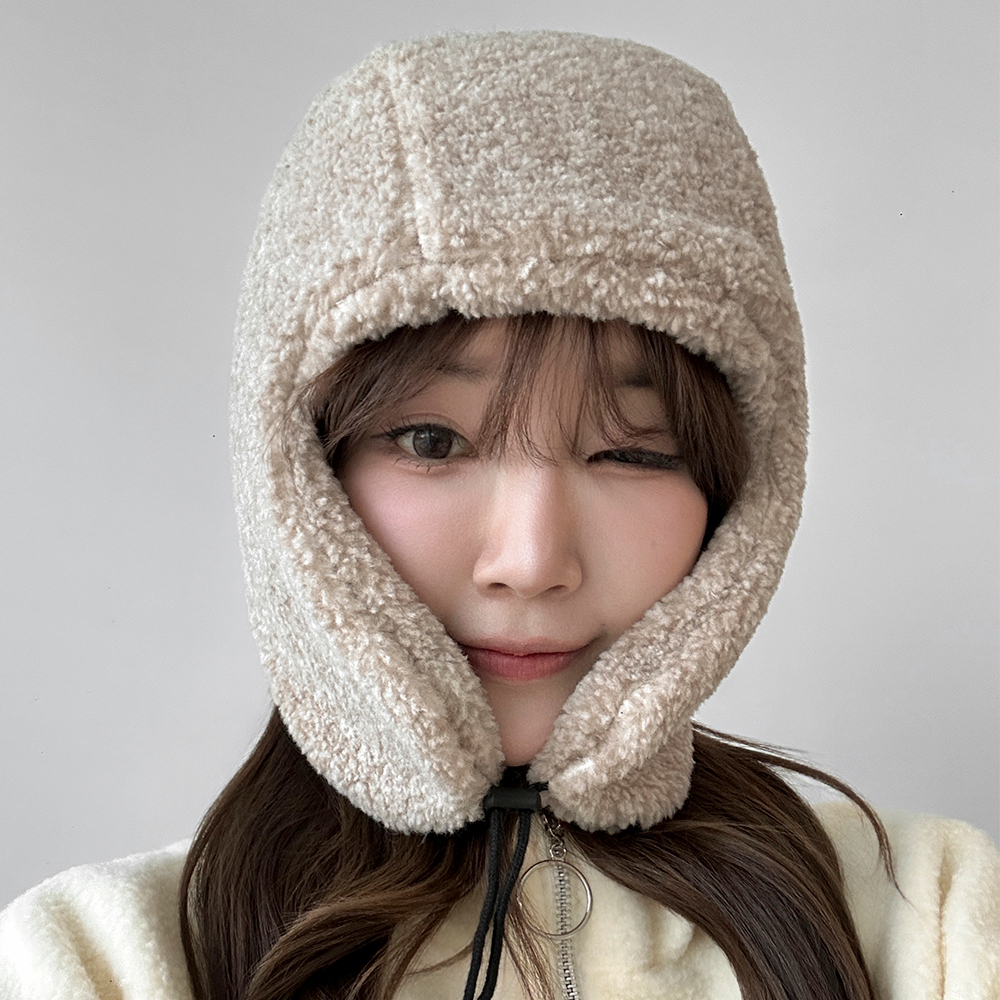 양털 귀달이모자 털 귀도리 방한 스키장 한파 군밤 겨울모자 - 상세 이미지 2