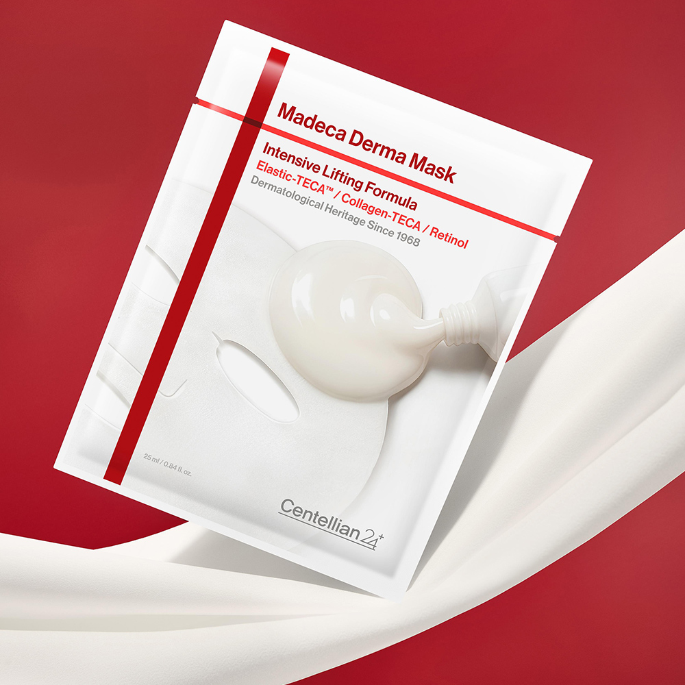 [슈퍼적립][총80매] 동국제약 센텔리안24 마데카 더마마스크 인텐시브 리프팅 포뮬러 10매, 8개 / 1일 1팩, 순면, 저자극, 리프팅 안티에이징 탄력 광채 수분 피부 보습도움