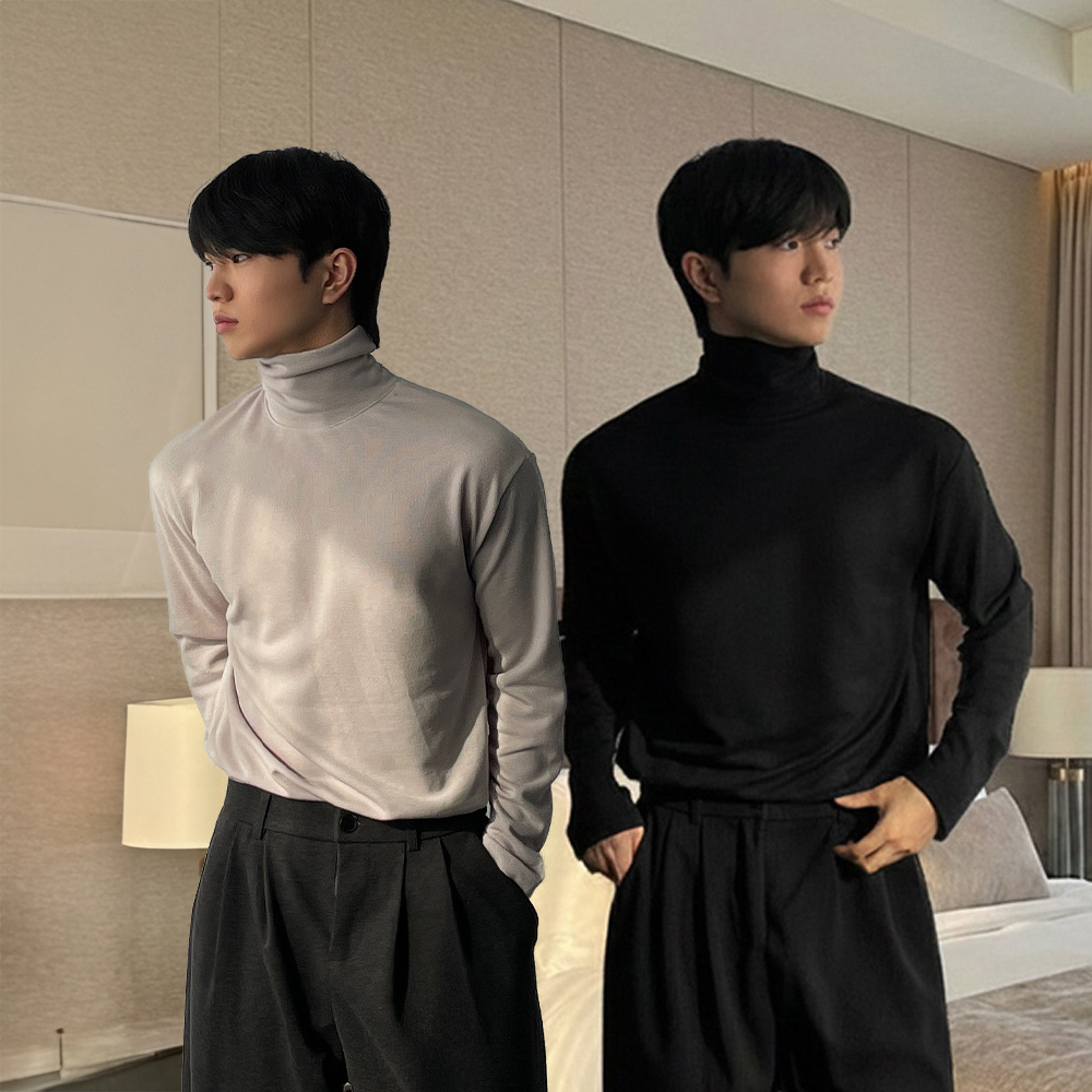1+1 남자목폴라티 남자목티 - 상품 이미지