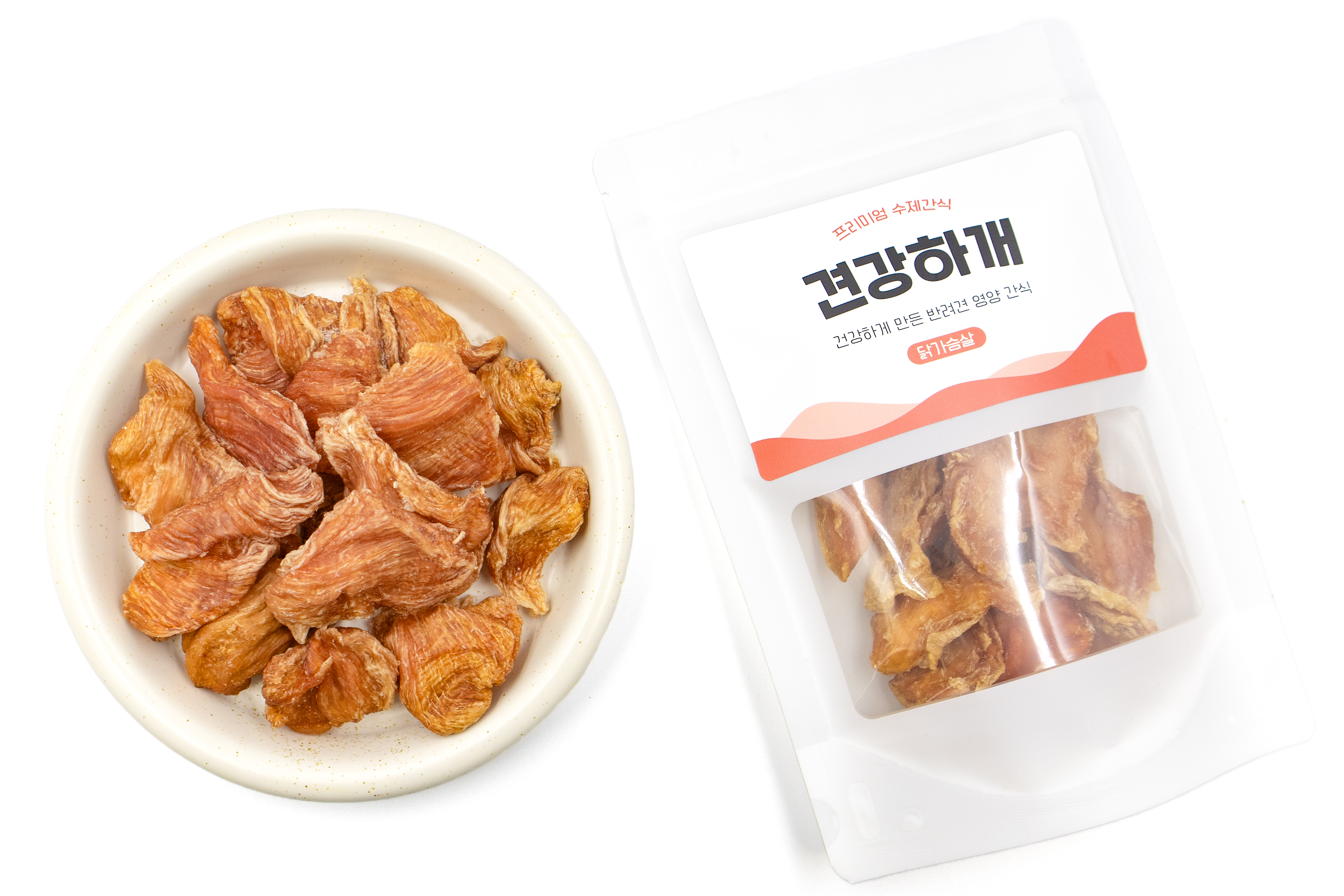 강아지 닭가슴살 육포 간식 건조간식 - 상품 이미지