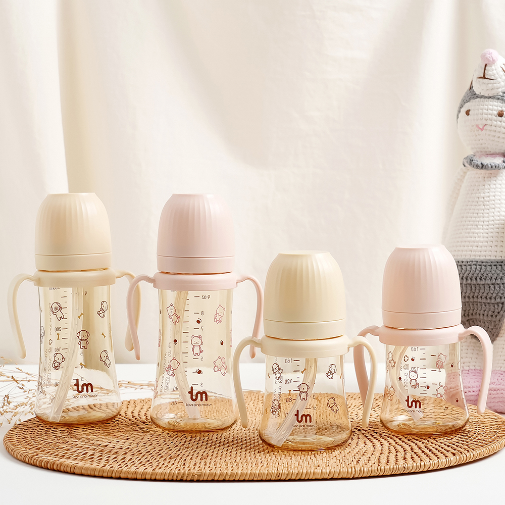 [토비앤몰리] 몰리 새지 않는 아기 유아 이유식 자기주도 빨대컵 180ml 280ml