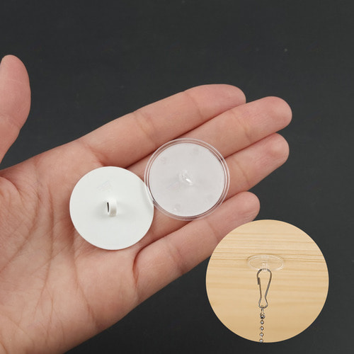 천장 접착 후크 고리 벽 홀더 걸이 매장 가격표 다용도 홀더 강력 스티커 - 상세 이미지 5