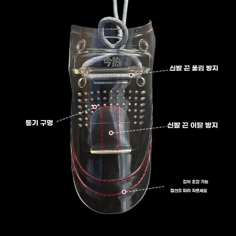 미용사 전용 신발 커버 발보호 방모용 컷트머리 차단 - 상세 이미지 2
