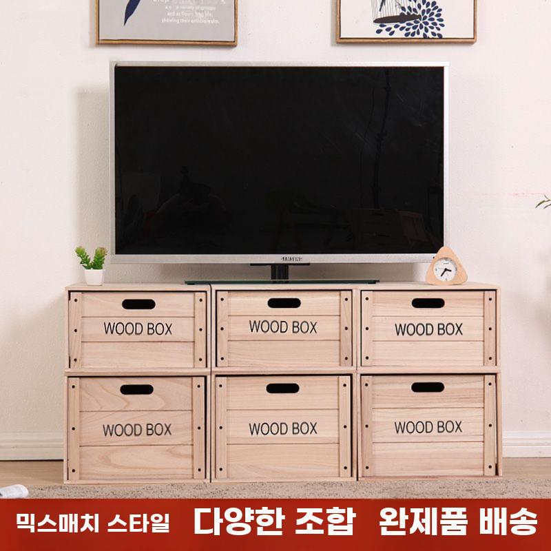 대형 서랍형 우드 수납박스 침실 정리 캐비닛 조립형 - 상세 이미지 5