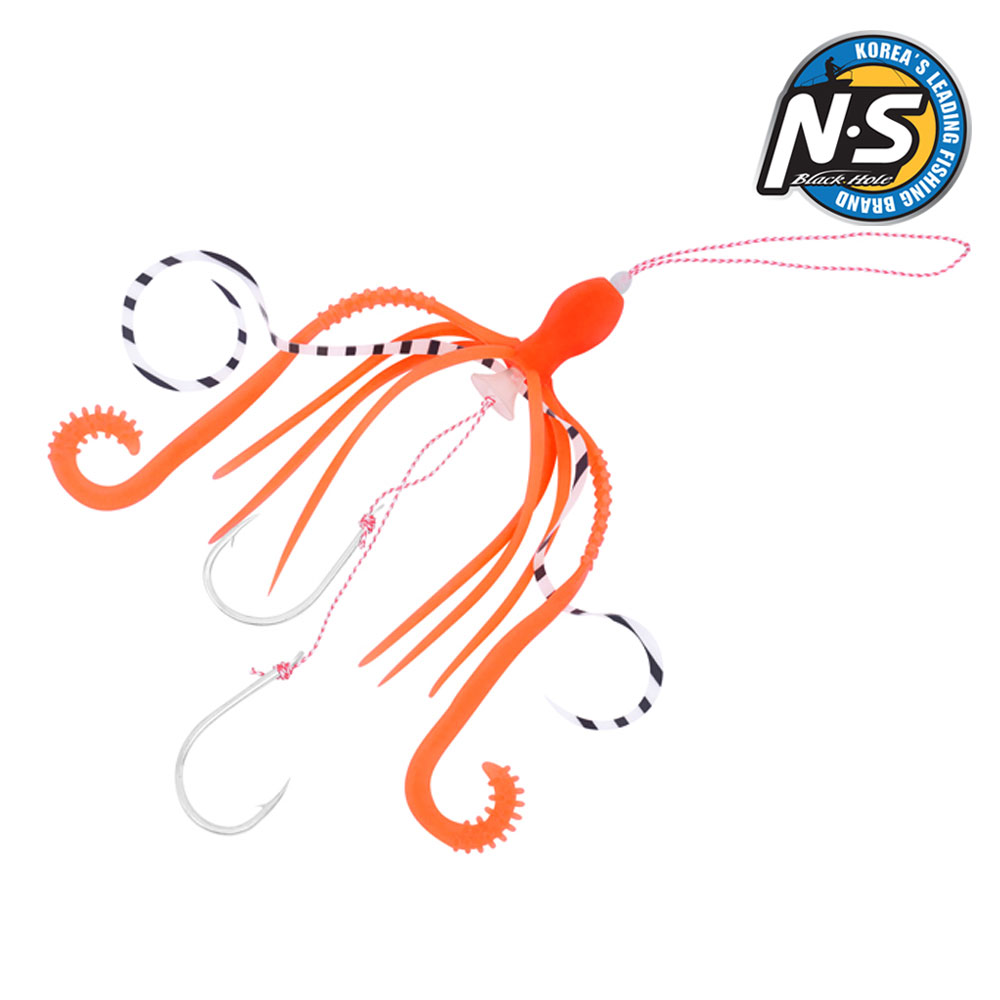 NS 코드 라바 스퀴드 세트 대구라바 꼴뚜기 스커트 훅 바늘 채비 이미지 7