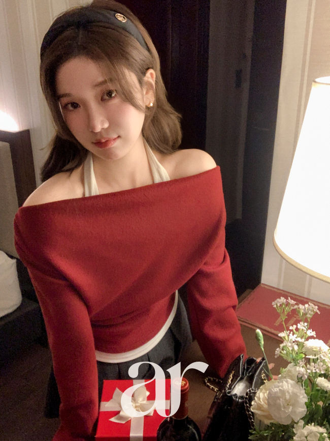 기모 홀터 셔링 레이어드 티셔츠 ts4787 이미지 7