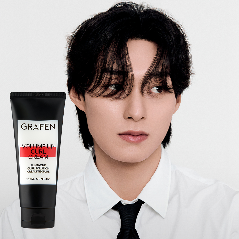[강세일 컬크림30ml증정] 그라펜 컬유지력/모이스쳐/컬링에센스 볼륨 업 컬크림 150ml, 3개 - 상세 이미지 2