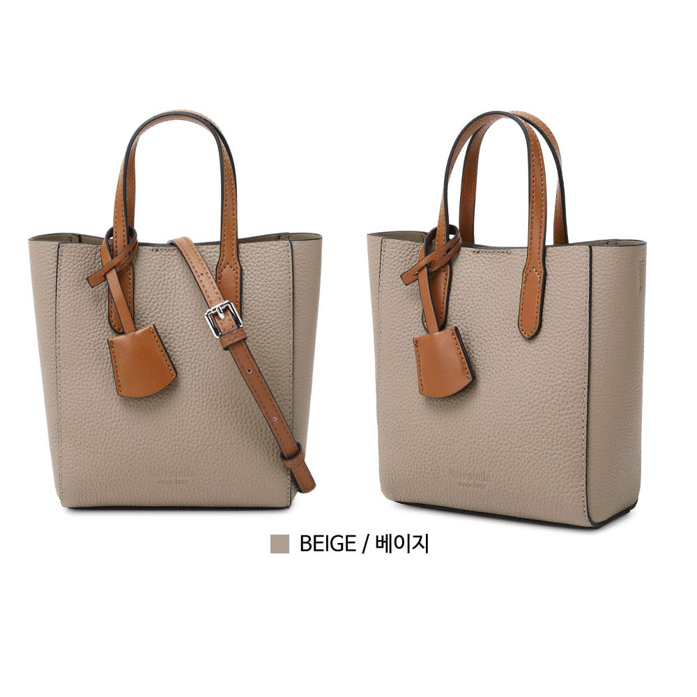 미니 소가죽 가방 가벼운 핸드백 여성 손가방 - 상세 이미지 5