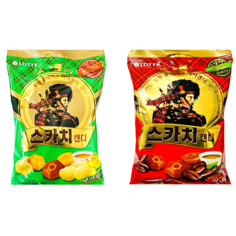 스카치캔디세트 스카지3가지맛캔디+스카치커피맛캔디 - 상품 이미지