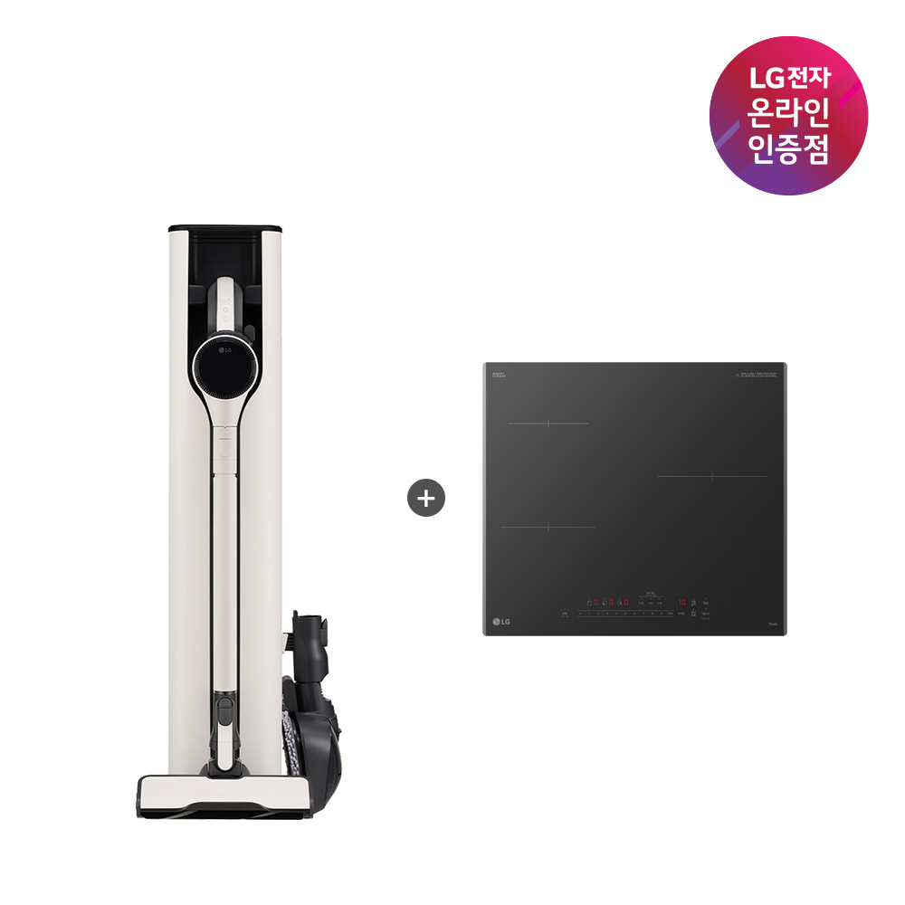 LG 코드제로 오브제컬렉션 A9S + LG 디오스 인덕션 세트 (AI927WA + BEI3ASB2OE) - 상세 이미지 2