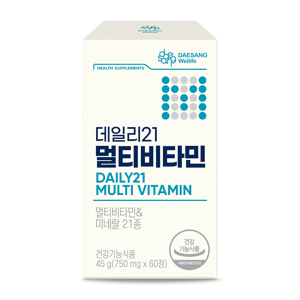 웰라이프 데일리21 멀티비타민 750mg 60정 60일분 - 상세 이미지 3