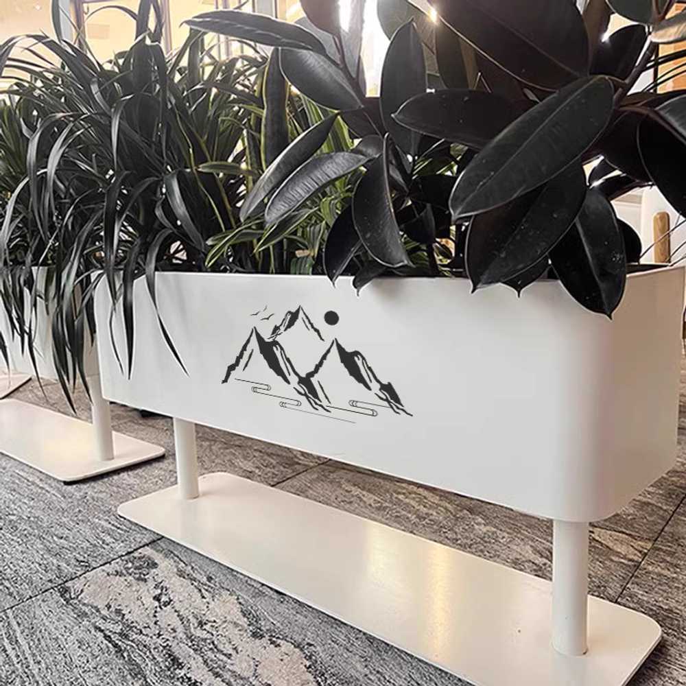야외 철제화분 파티션 카페 가림막 스탠드 랙 플랜트 80x30x60cm - 상품 이미지