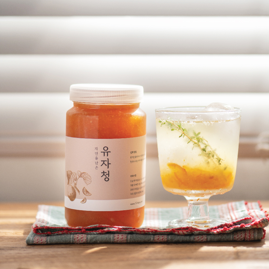 국산 수제청 유자청 유자차 700g 과일청 에이드 겨울차 - 상품 이미지