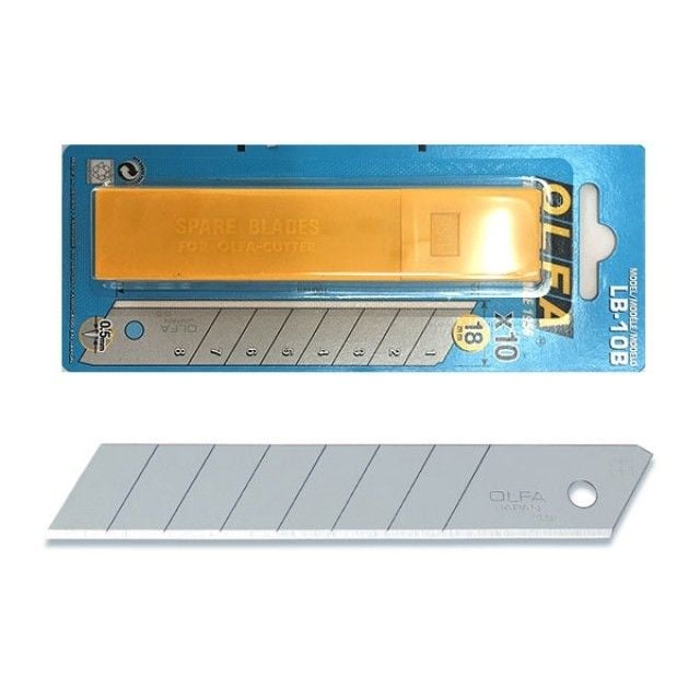 OLFA 정품 칼날 LB-10B(18mm x 10개) - 메인 이미지
