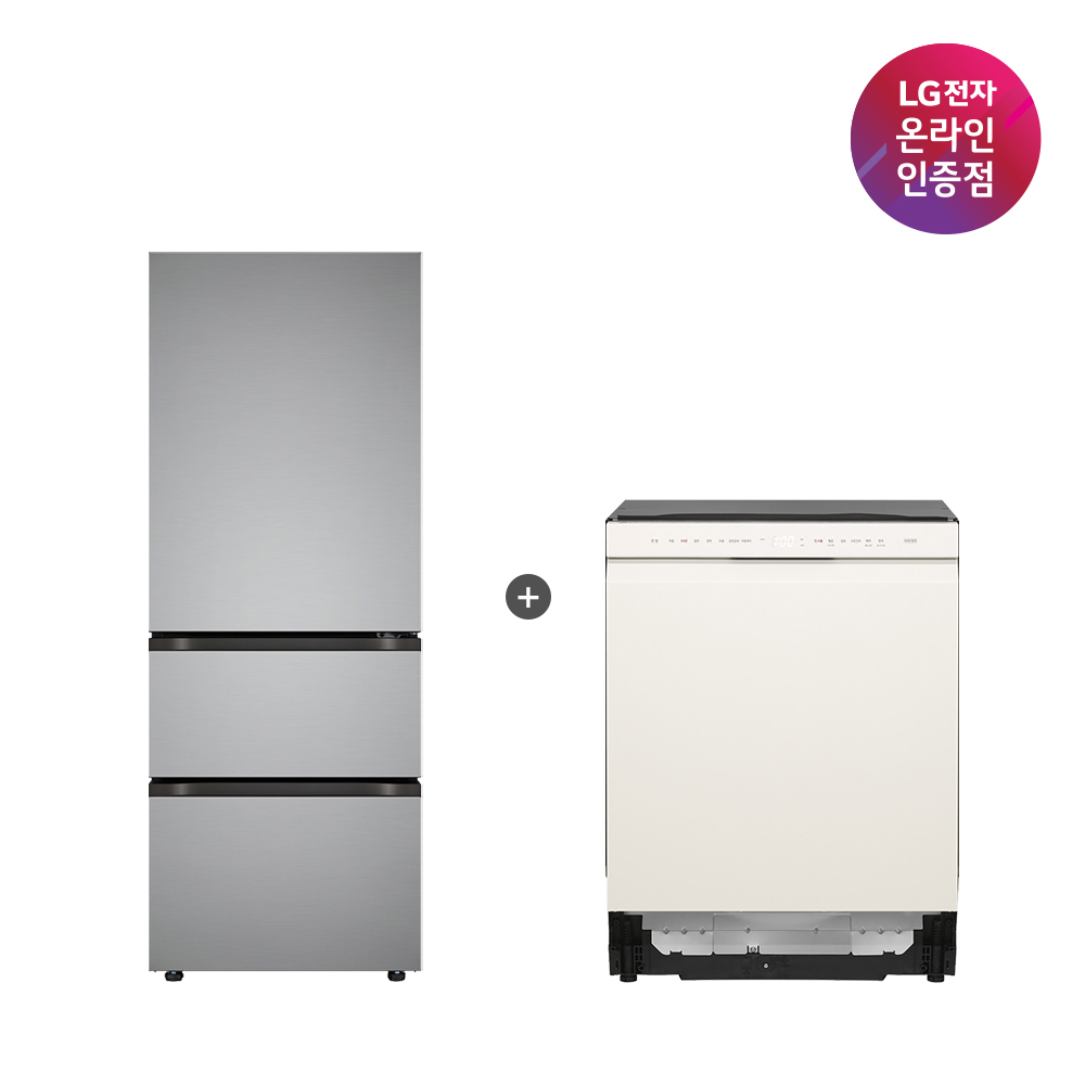 LG 디오스 오브제컬렉션 김치톡톡 + LG 디오스 식기세척기 세트 (Z330MPSF11 + DUE5BGL1E) - 상세 이미지 2