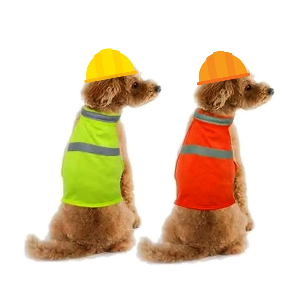 개과천선 네온 안전조끼 강아지옷 고양이옷 외출복