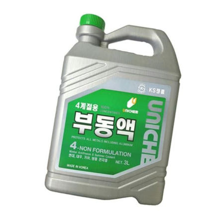 8290487 유니켐 부동액 4계절용 냉각부동액 동결방지 DL 3L