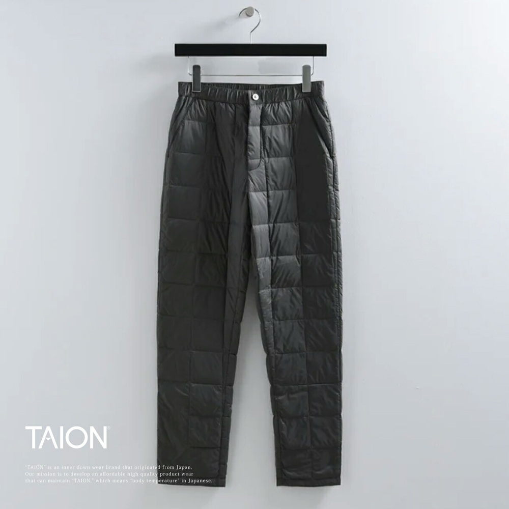 타이온 여성 테이퍼드 다운 팬츠 골프 등산 패딩바지 TAION-W131TD 블랙 M - 상세 이미지 3