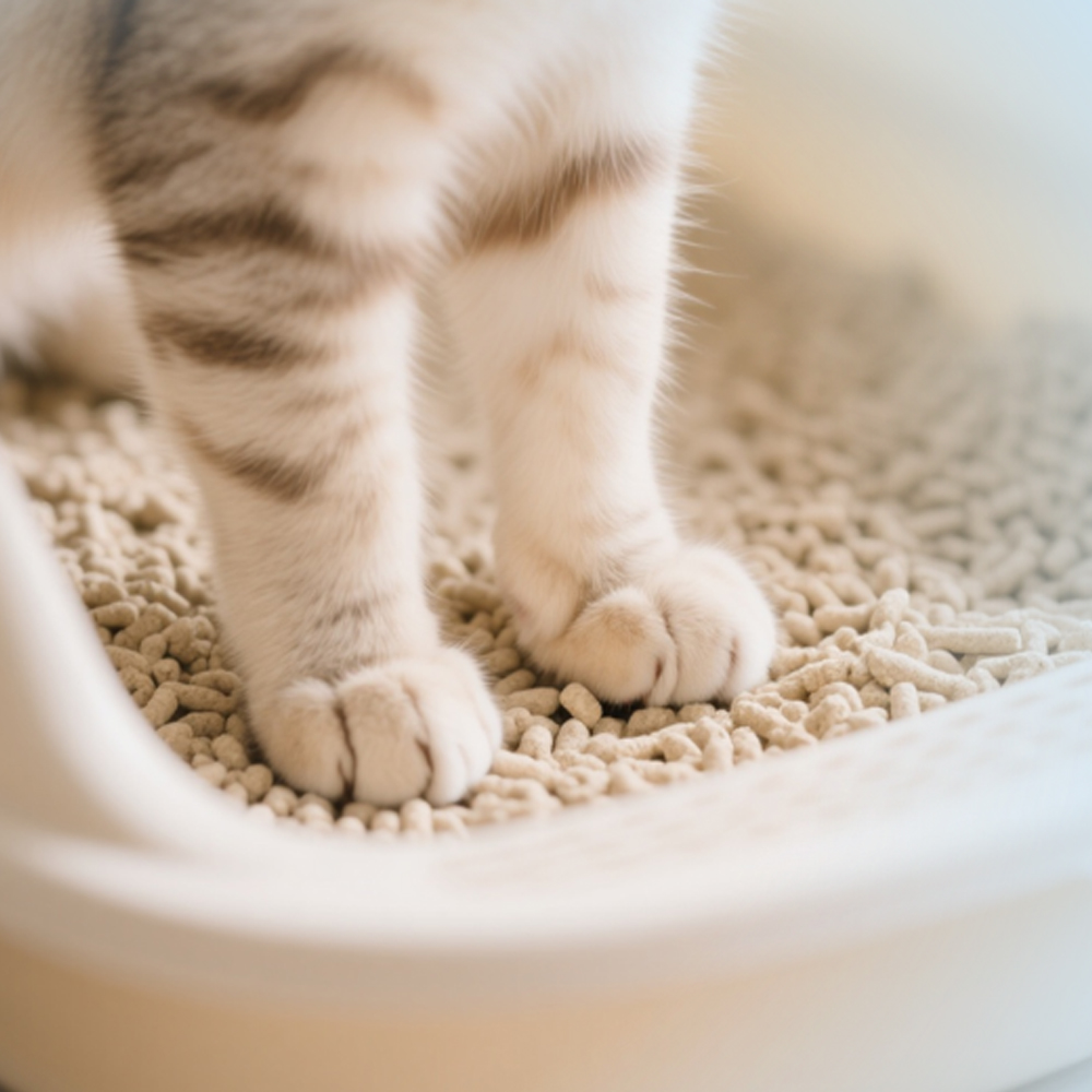 구구펫 두부 모래 18kg 고양이 모래 극세입자 8L 6팩 총 48L